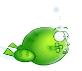 绿豆蛙搞怪qq表情-潜水