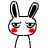 可白兔qq表情-诡异